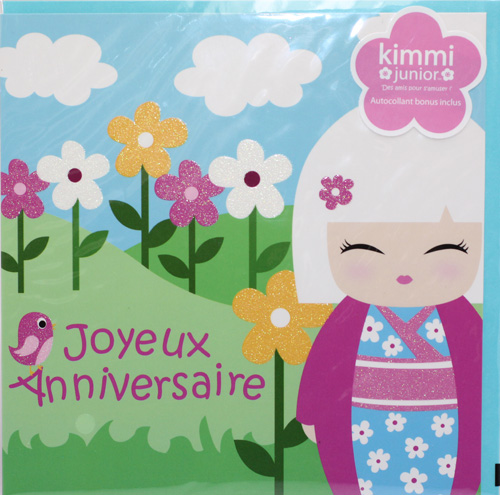 carte anniversaire kimmidoll