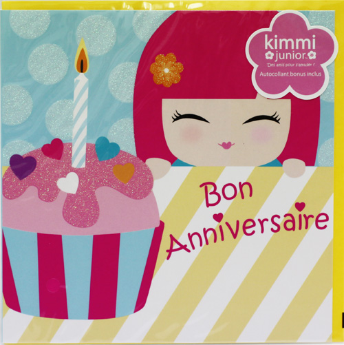 carte anniversaire kimmidoll