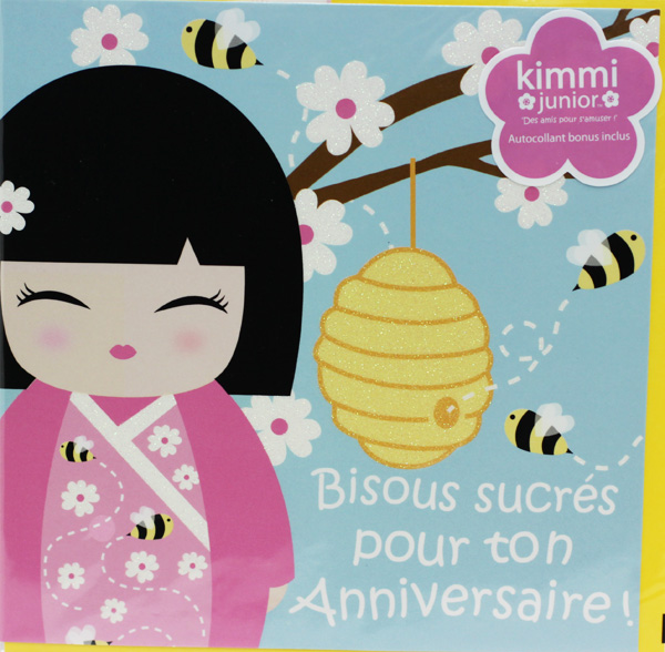 carte anniversaire kimmidoll