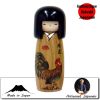 Horoscope  Kokeshi Porte-bonheur - Coq - Taille S (19cm)