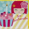 Accessoires Kimmi Junior  Carte Double � Paillettes + 16 Stickers ! B