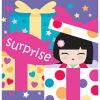 Accessoires Kimmi Junior  Carte Double � Paillettes + 16 Stickers ! i