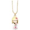 Kimmidoll ligne Swarovski  Collier Swarovski RYOKO 3D M�tal - El�gance