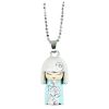 Kimmidoll ligne Swarovski  Collier Swarovski AKO 3D M�tal - El�gance
