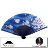 Eventails  Eventail Japonais - Bleue (21cmx37cm)