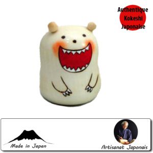 Animaux Kuma Smile (7cm) - Kaiten Animaru Kokeshi