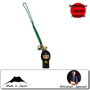 Straps Strap Kokeshi Aityan Netsuke Vert